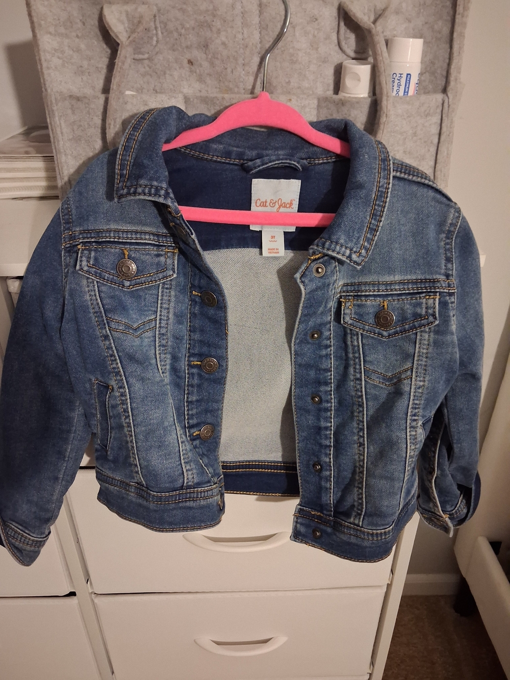 Cat & Jack Light Blue Denim Jean Jacket for Kids